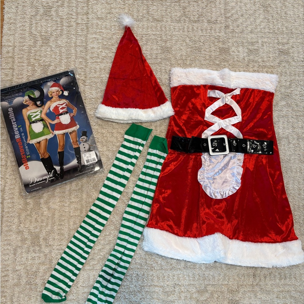 Mrs. Claus Reversible costume size large
